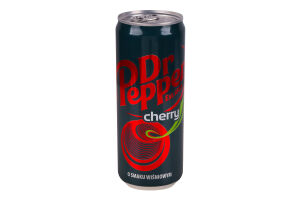 Напій безалкогольний газований вишневий Dr Pepper з/б 330мл