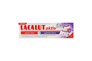 Паста зубная Защита десен&Здоровая эмаль Aktiv Lacalut 75мл