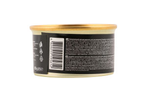 Корм д/дорослих котів Мус з лососем насінням льону хлорелою та желе 85г ж/б Carnie