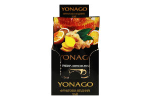 Напій фруктово-ягідний вітамінний Імбир-лимон-мед Чай Yonago м/у 50г