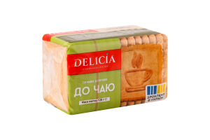Печенье сахарное К чаю Delicia м/у 120г