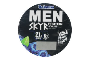 Йогурт Bakoma MEN SKYR протеїн смак ягід 2%