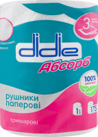 Рушник папер. Didie 1 шт. Абсорб 3-х шар. 175
