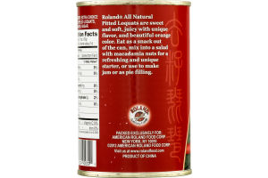 Roland Pitted Loquats In Light Syrup