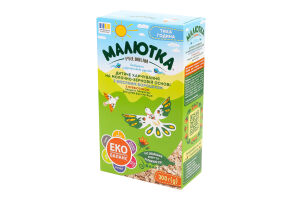 Харчування дитяче д/дітей від 4міс на молочно-зерновій основі з пребіотиком З вівсяним борошном Малютка Premium к/у 300г