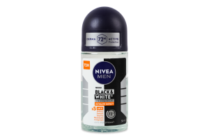Антиперспірант Ultimate Impact Чорне та біле невидимий Nivea Men 50мл