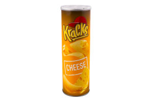 Чипсы картофельные со вкусом сыра Kraсks тубус 160г