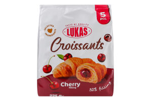 Круассанчик c вишневым наполнителем Lukas м/у 5х45г