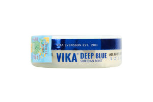 Порции никотиносодержащие с подсластителями Vika Deep blue Siberian mint 20шт