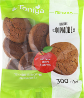 Печиво вівсяне Фірмове Toniya м/у 300г
