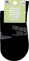 Шкарпетки підл Premier socks серед рез чорн р22-24