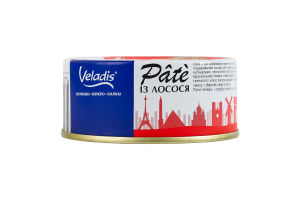 Пате із лосося пастеризоване Veladis з/б 100г