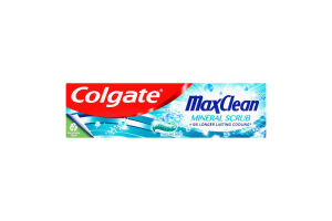 Паста зубна Tingling Mint MaxClean Mineral Scrub Colgate 75мл
