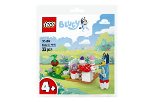 Конструктор для детей от 4лет №30687 Bluey tea party Bluey Lego 33эл