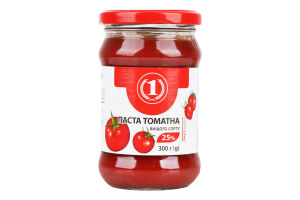 Паста томатна 25% ТМ "1" с/б 300г
