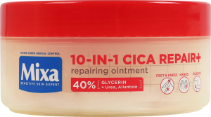 Крем для тела для потресканной огрубевшей чувствительной кожи многофункциональный восстанавливающий Mixa 150мл