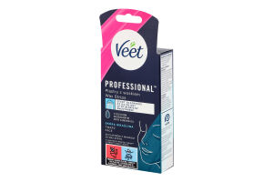 Полоски для депиляции восковые для чувствительной кожи лица Professional Veet 20шт
