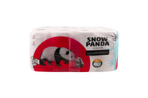 Папір туалетний 4-х шаровий Aroma Extra Care Snow Panda 16шт