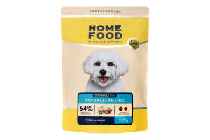 Корм сухой Форель с рисом Mini Home Food д/п 700г