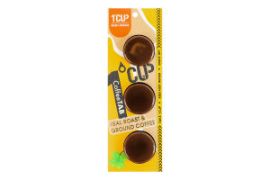 Кава натуральна смажена мелена ароматизована Irish cream 1'Cup к/у 3х7.5г