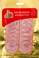 Ковбаса Дрогобицька н/к в/г нарізка 80г в/у Хмельницькі делікатеси