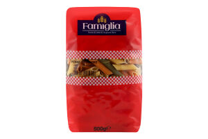 Изделия макаронные из твердых сортов пшеницы Penne tricolore Famiglia м/у 500г