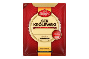 Сир 45% нарізка Krolewski Sierpc лоток 150г