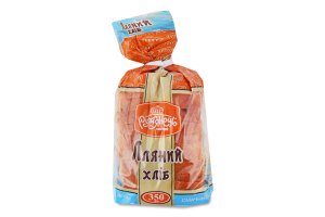 Хлеб нарезной из пшеничной муки формовой Льняной Рум'янець м/у 350г