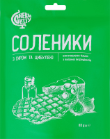 Снеки хрусткі з сиром та цибулею Соленики Снеки Світу д/п 85г