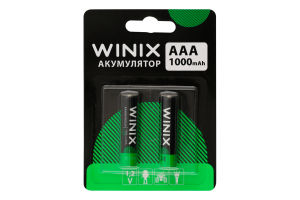 Аккумулятор Ni-MH AAA 1000mAh 1.2V Winix 2шт