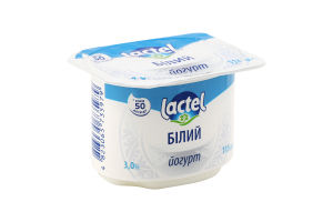 Йогурт 3% Белый Lactel ст 115г