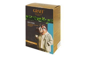 Чай чорний байховий листовий з ароматом бергамоту Ерл Грей Graff к/у 80г