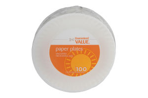 Guaranteed Value Paper Plates 7in - 100 CT