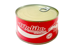 Тунець Malibo Преміум цілий у в/с 140г ж/б
