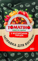 Заправка для бограча томатная с болгарским перцем асептического консервирования Томатіно д/п 240г