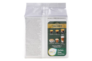 Кофе натуральный жареный молотый в дисках Classico Espresso Tassimo Jacobs м/у 16х7.4г