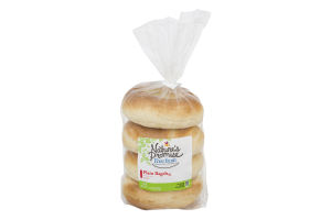 Nature's Promise Bagels Plain - 4 CT