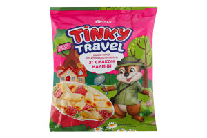 Вироби фігурні неглазуровані зі смаком малини Tinky Travel Vale м/у 140г