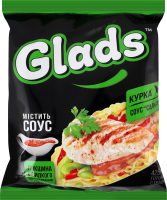 Локшина швидкого приготування Курка + Соус Сальса Glads м/у 75г