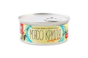 Мясо криля натуральное Хіт продукт ж/б 100г