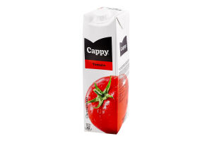Сік стерилізований із концентрату з сіллю томатний Cappy т/п 1л