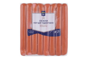 Сосиски Хот-дог підкопчені METRO Chef в/с в/у 0.71кг