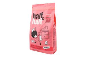 Корм сухой полнорационный для котят Beef recipe Premium Half&Half м/у 2кг