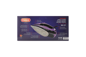 Праска 3000Вт кераміка вертикальне відпарювання антикрапля MG-531 Меджіо