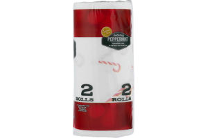 Ahold Holiday Peppermint Paper Towels - 2 CT