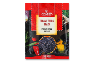Кунжут черный семена Akura м/у 30г