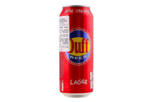 Пиво Duff Lagerbier Hell світле фільтроване з/б