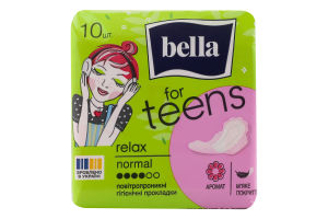 Прокладки гигиенические Normal Relax For Teens Bella 10шт