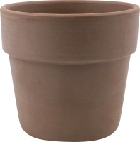 Горщик д/квітів Перфетто 0,9л мокко кераміка 13*12см Шинкар