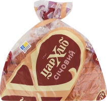 Хлеб половинка в нарезке Сечевой Цар хліб м/у 475г